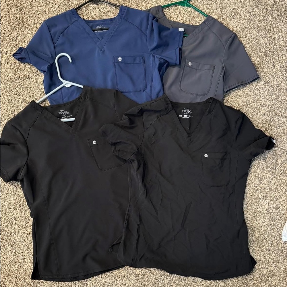 Cherokee infinity tuckable scrub tops